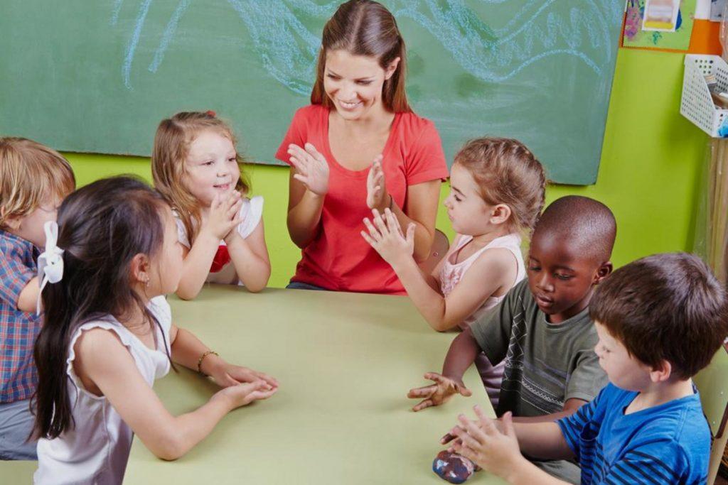 Organización de la profesora durante el período de adaptación